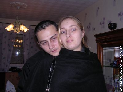 Moi et  mon chéri Noël 2004!! mes bibous etais dans mon bidou